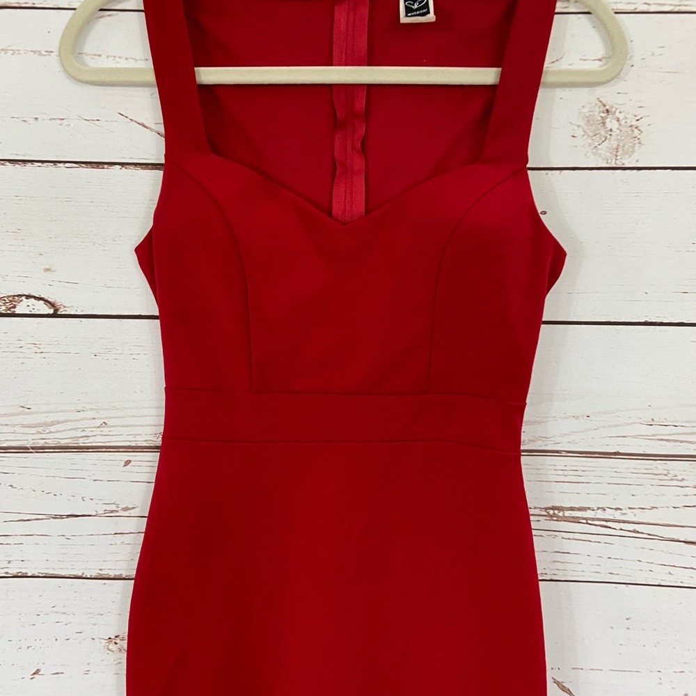 Windsor Red Mini Dress - Picture 2 of 5